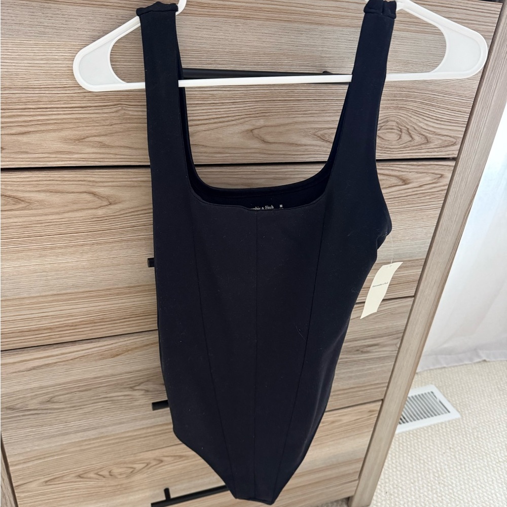 Abercrombie & Fitch Black Soft Bodysuit